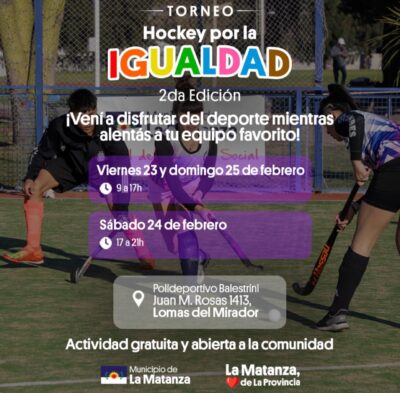 Segunda edición del «Torneo de Hockey por la Igualdad»