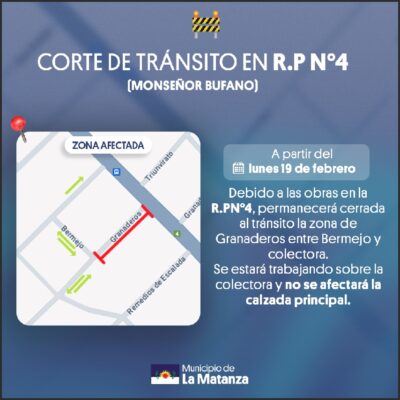  «Se retoman las obras en la Ruta Provincial N°4»