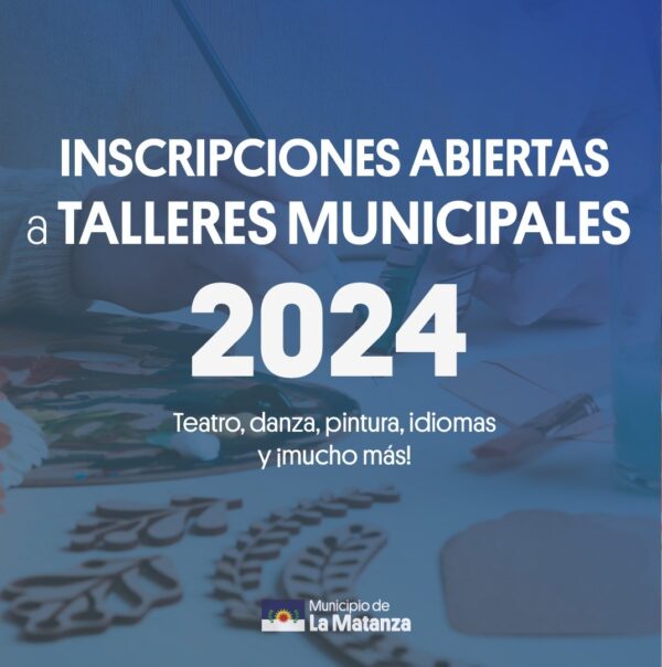 Queda abierta la inscripción a los Talleres Municipales de Cultura 2024