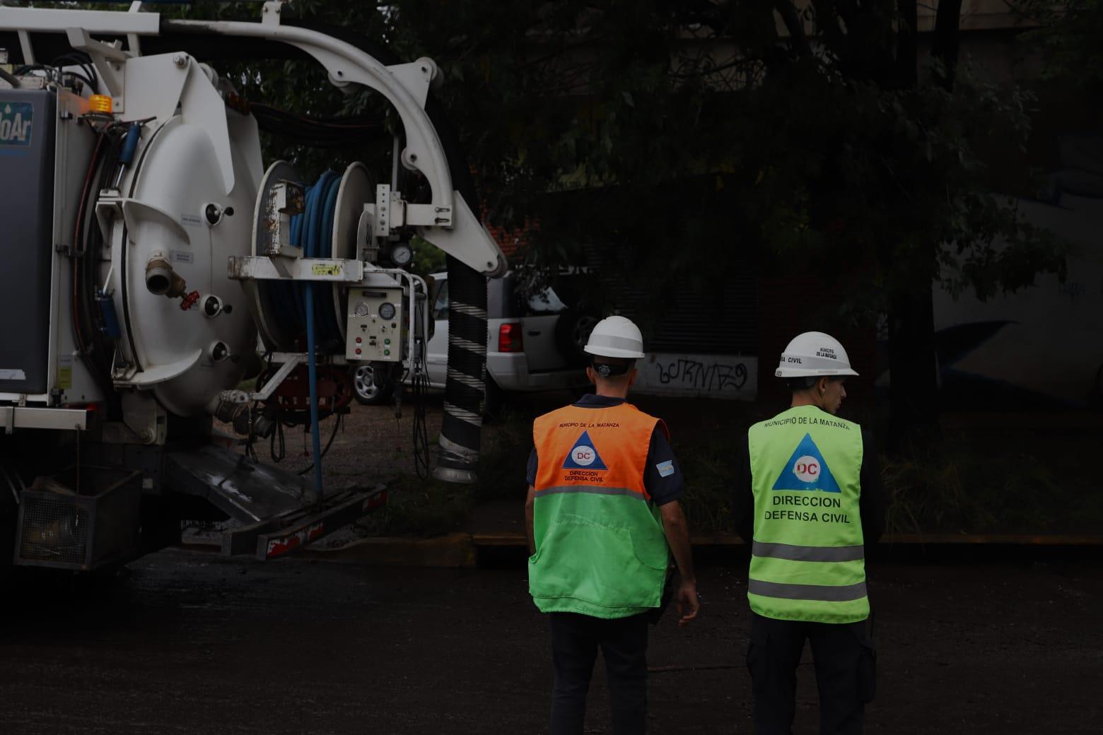 Importantes operativos desde la medianoche en La Matanza por el temporal que afecta el AMBA