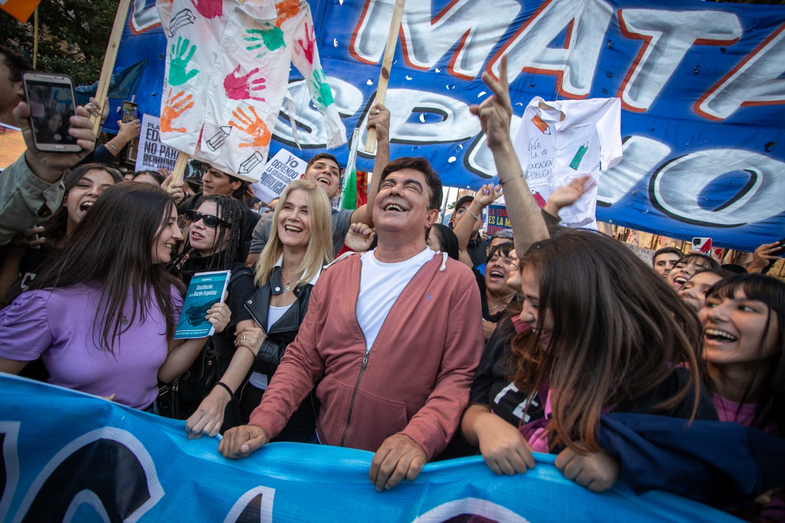 Fernando Espinoza: «Estamos acá por el futuro y los sueños de toda esta juventud»