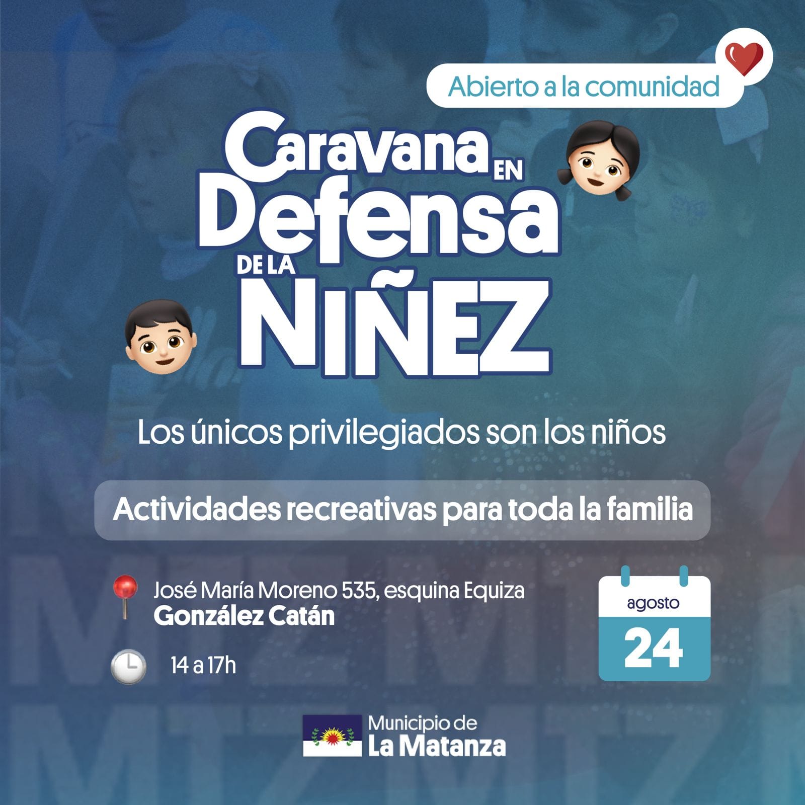 Caravana en Defensa de la Niñez: Este sábado en González Catán