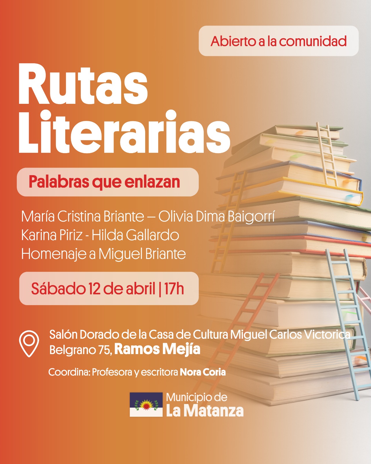 Cine y Rutas Literarias: dos propuestas gratuitas para este fin de semana en Ramos Mejía
