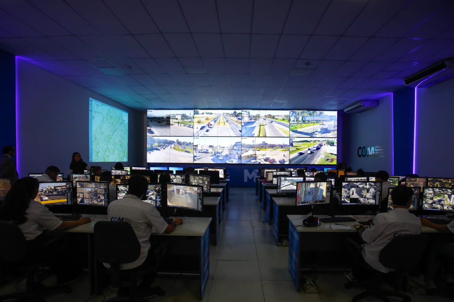 Con Inteligencia artificial, el COM de La Matanza incorpora última tecnología en protección ciudadana