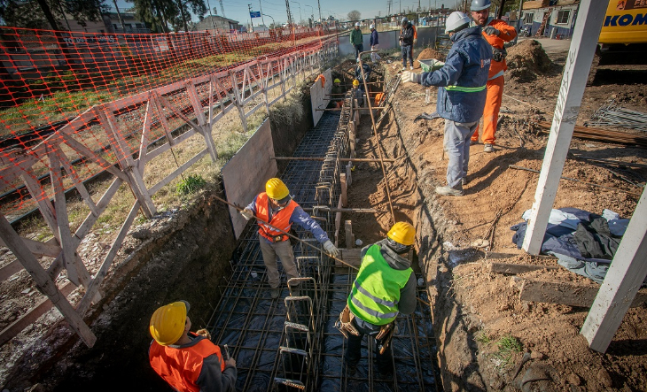 Gregorio de Laferrere: nuevo corte de tránsito por el avance de la obra del arroyo Dupuy