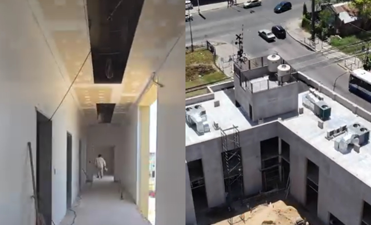 La obra del primer hospital veterinario de La Matanza ya avanzó un 75 por ciento