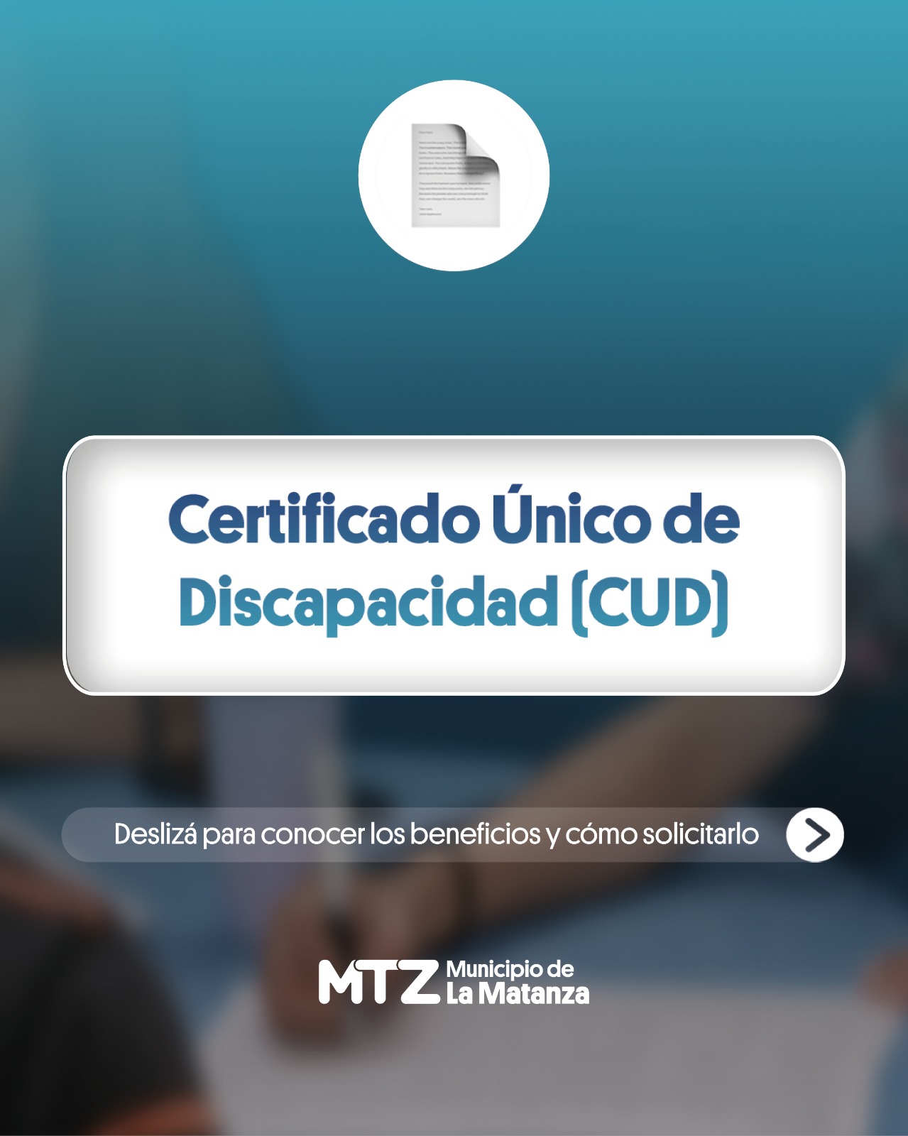 Nuevos canales de atención para tramitar el Certificado Único de Discapacidad (CUD)