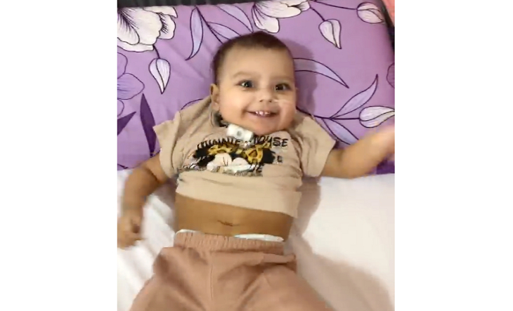 Ariana, la bebé del milagro que recibió un nuevo corazón, ya está en su casa