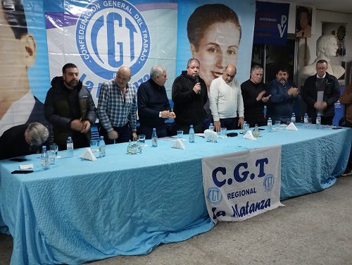 NUEVO PLENARIO DE LA CGT DE LA MATANZA QUE ANUNCIÓ MOVILIZACIONES Y PIDE MAYOR PROTAGONISMO