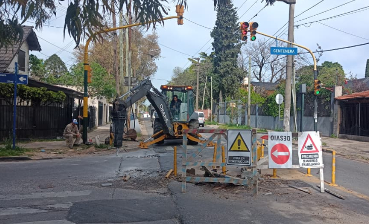 Obras: corte y desvío en San Justo